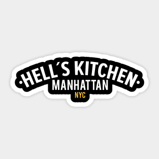 New York Manhattan Hell´s Kitchen - Hell´s Kitchen Logo - Hell´s Kitchen Style Sticker